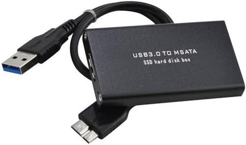 PTech USB 3.0 To mSATA SSD Mini External Enclosure
