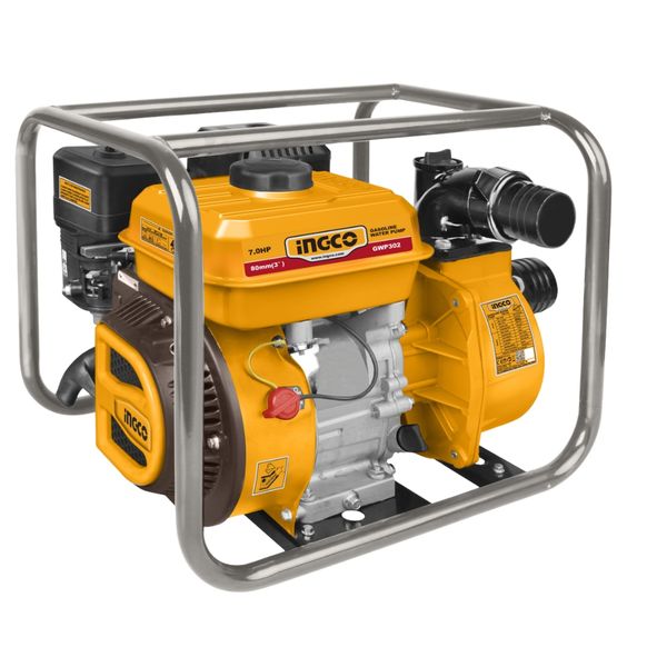 Ingco - Petrol Water Pump - 1000L/Min Flow Rate - 7.0HP