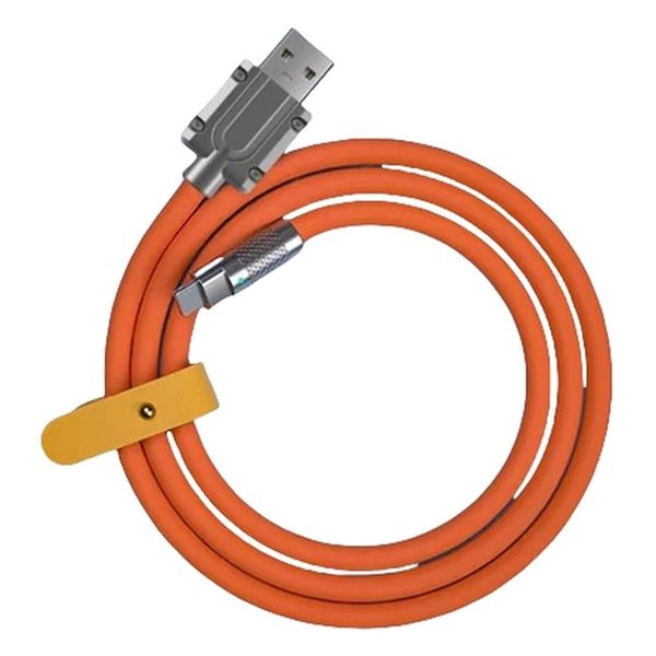 120W 6A Super Fast Liquid Silicone Cable 1m Compatible with iPhone Type-C