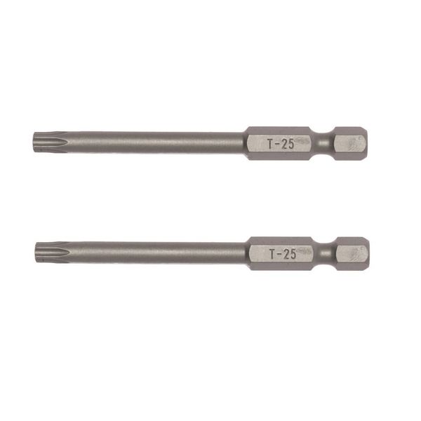 TengTools - Bit TX25 70mm 1/4 Hex Drive 2 Pieces - TX7002502