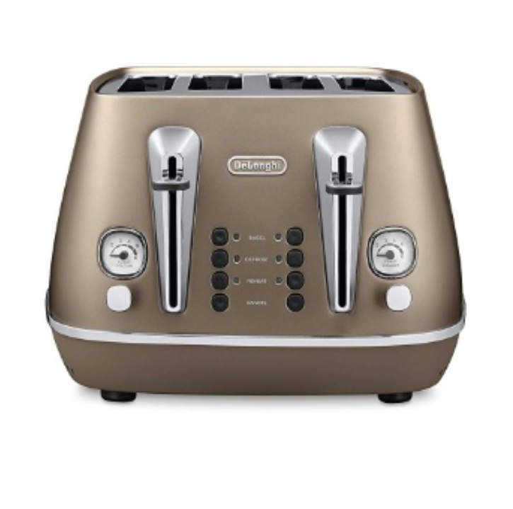 Delonghi Distinta toaster 4 Slice Toaster, Bronze Buy Online in South