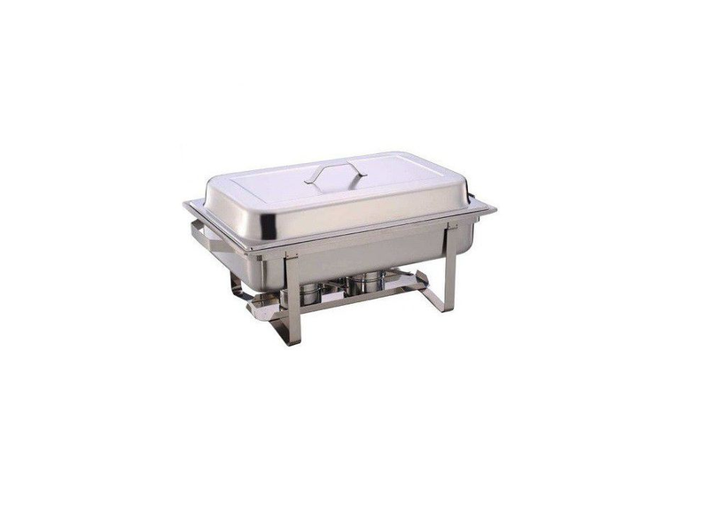 16 Liter Stainless Steel Double Tray Chafing Dish - Food Warmer