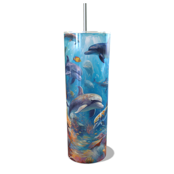 Beautiful Dolphin Tumbler