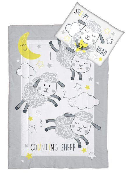 Baby Lamb Camp Cot Comforter Set