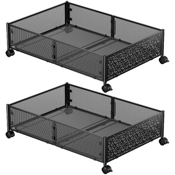 Under Bed Storage with wheels, Under the Bed Storage Containers for Bedroom