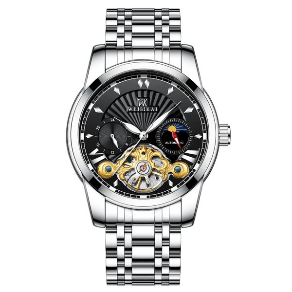 Wesker Watch Men's Tourbillon Fully Automatic nical Watch Waterproof M