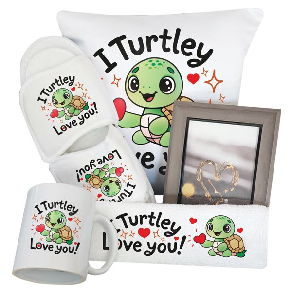 Valentine/ Anniversary Gifts For Her/ Him - I Turtley Love You