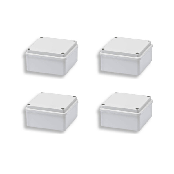 Pack of 4 - CCTV Camera Junction Box