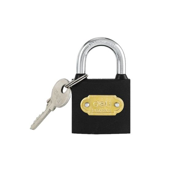 Deli Iron Padlock 38mm- Black