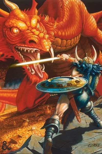 Dungeons &amp; Dragons (Classic Red Dragon Battle) Poster