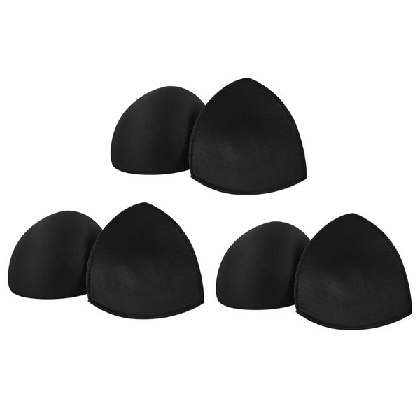 3 Pair Triangles Bra Replacement Pads - Invisibles Seamless Bra Pad
