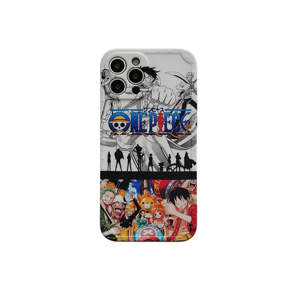 One Piece Anime Silicone Cover - Crew Members for iPhone Series