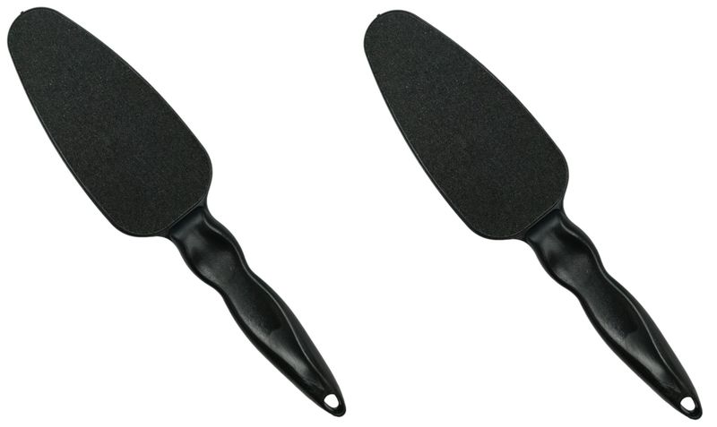 Set of 2 - MXM Black Pedicure Foot Scrubber File for Callus And Dead Skin