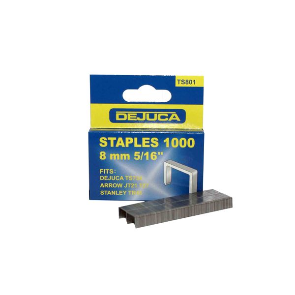 Dejuca - Staples for Jt21 - 8 X 0.7 X 11.3mm - 1000/box - 3 Pack