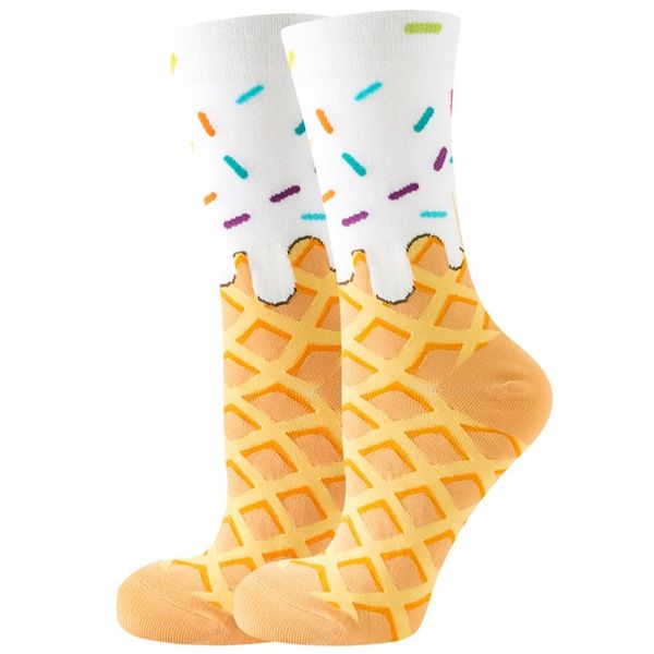 Michris Colorful Socks for Women -Ice-Cream2