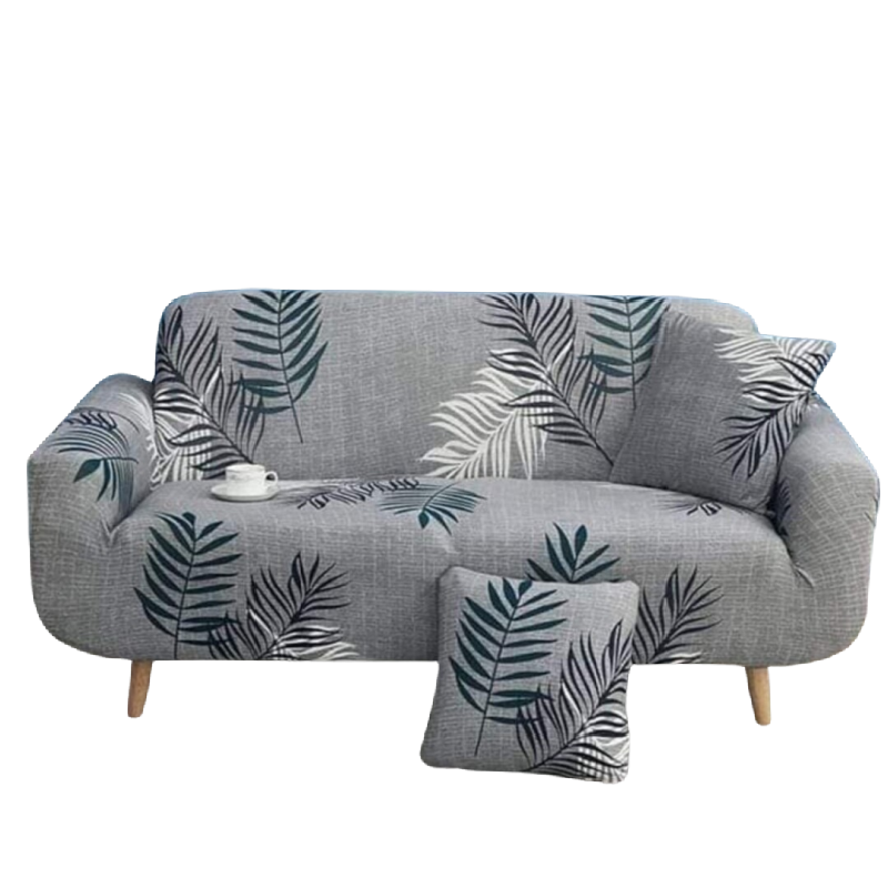 Couch Covers Stretch Material Light Grey Palm Shop Today. Get it