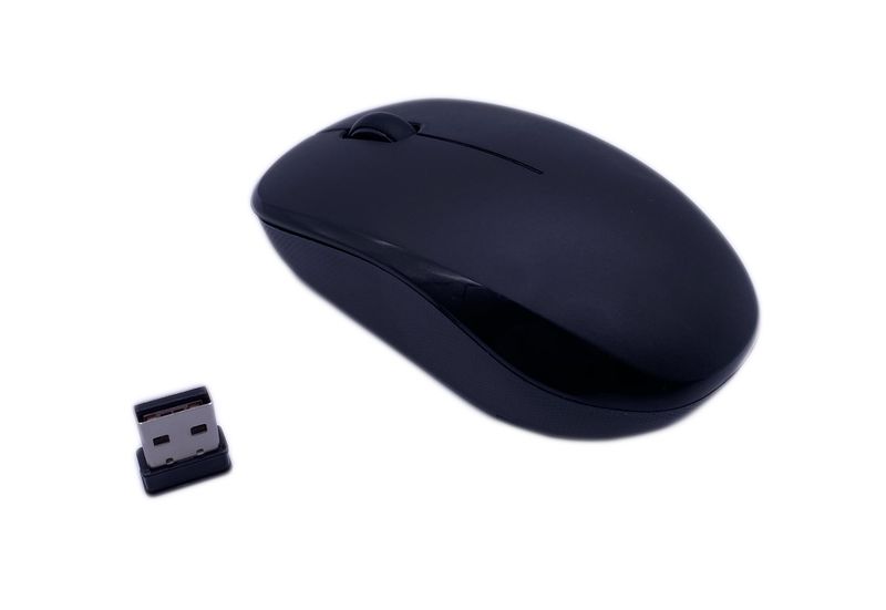 Next Generation Wireless Nano Receiver Mouse - Black / Blue