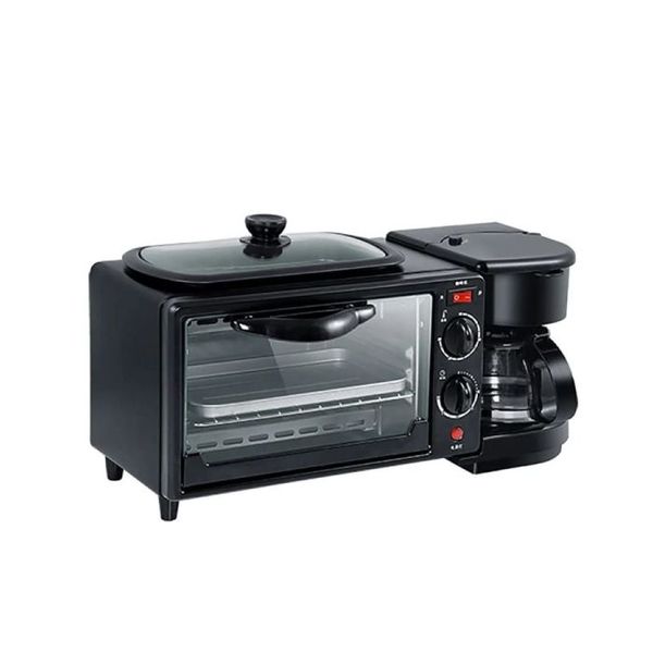 Electric Mini Breakfast Oven &amp; Coffee Maker Set