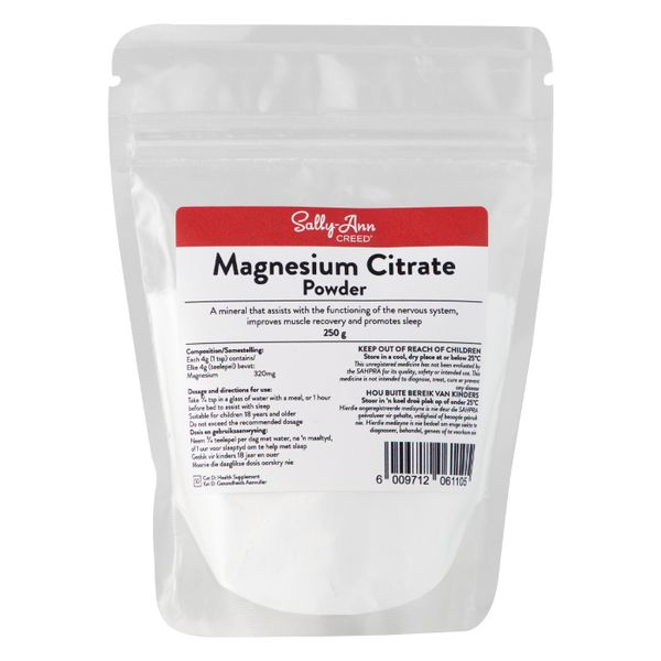 Sally-Ann Creed Magnesium Citrate Powder 250g