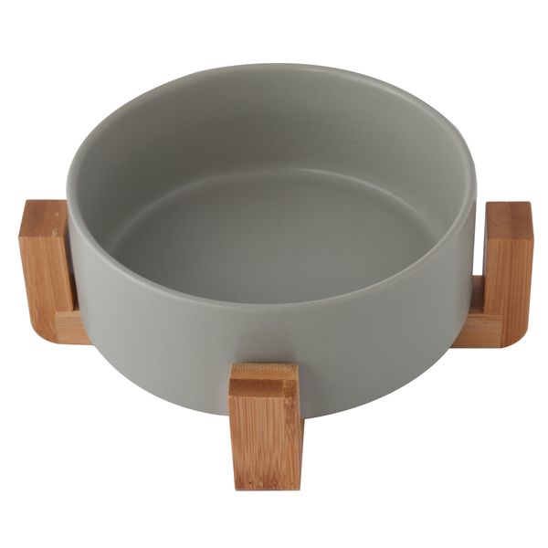 Ceramic Pet Bowl &amp; Stand