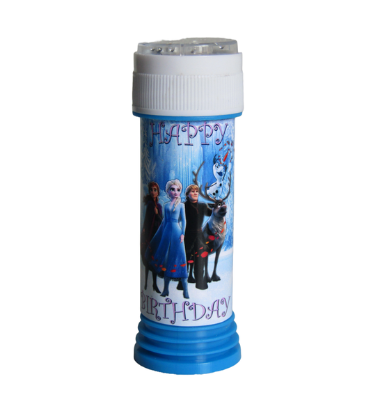 Frozen Themed Birthday Personalized Bubbles 50g