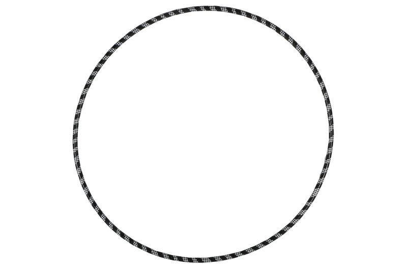 Hula Hoop Number 30 - Black &amp; Check - 100cm