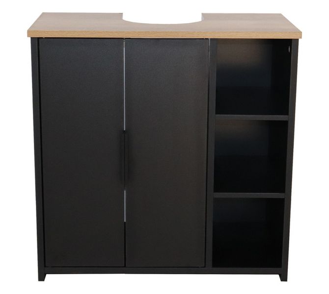 Sink Cabinet Oak and Black