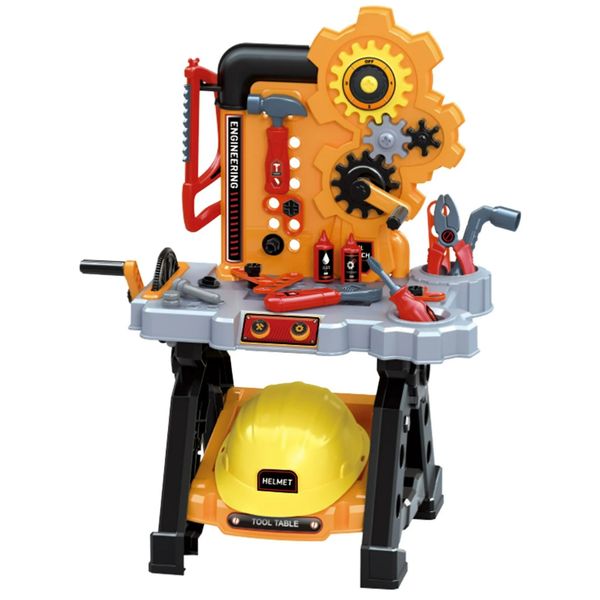 Kids' Tool Engineer Workstation Accessory Pretend Play Kit - 44 Piece