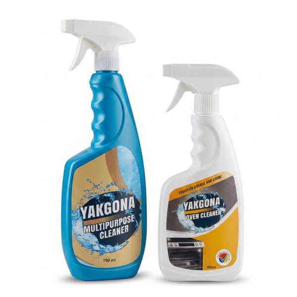 Yakgona Household Cleaning Bundle - Multipurpose Cleaner &amp; Oven Cleaner Set