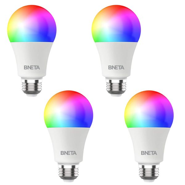 BNETA IoT Smart WiFi LED Bulb E27 - FOUR PACK