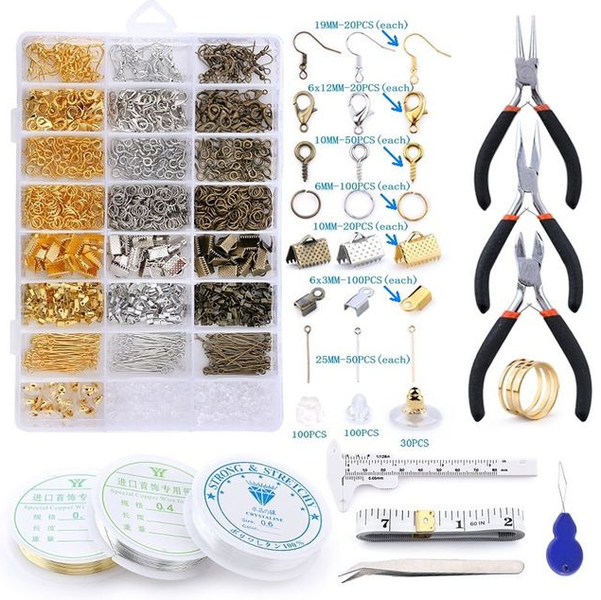 1321 Pieces Jewelry Making Supplies Kit