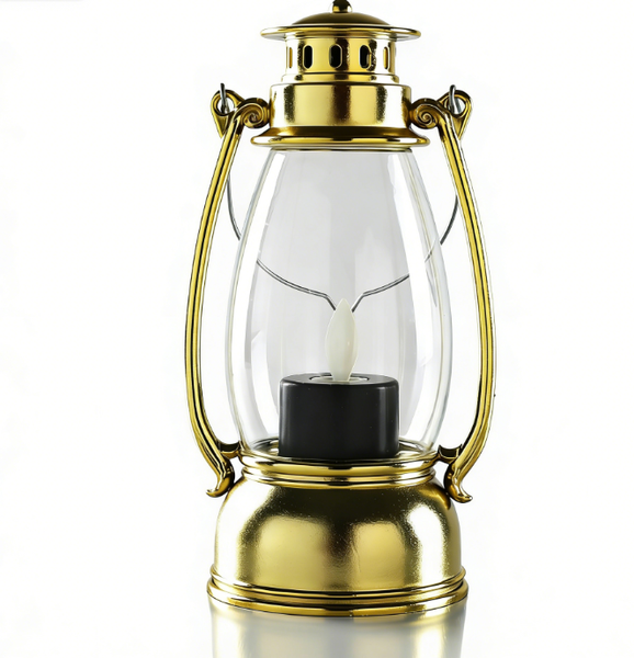 Vintage LED Lantern (Assorted Colors) - 1pc