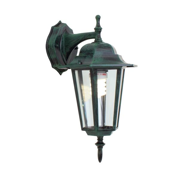 Eurolux - Lantern 6 Panel D/Facing Verde Green