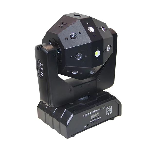 H1-11-5 16LED 3W Mini Moving Head Football Beam Laser DMX512 Light