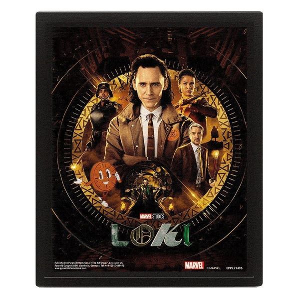 Loki (Glorious Purpose) 3D Lenticular Poster (25cm x 20cm)