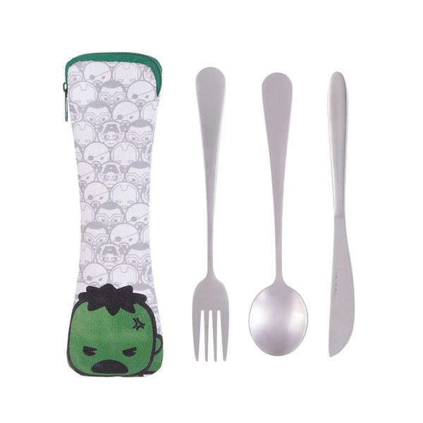 Ikids Cutlery Set - Hulk