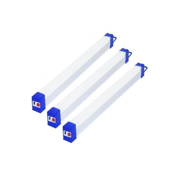 Pack of 3 Emergency Loadshedding Three-Mode Tube Light 32cm