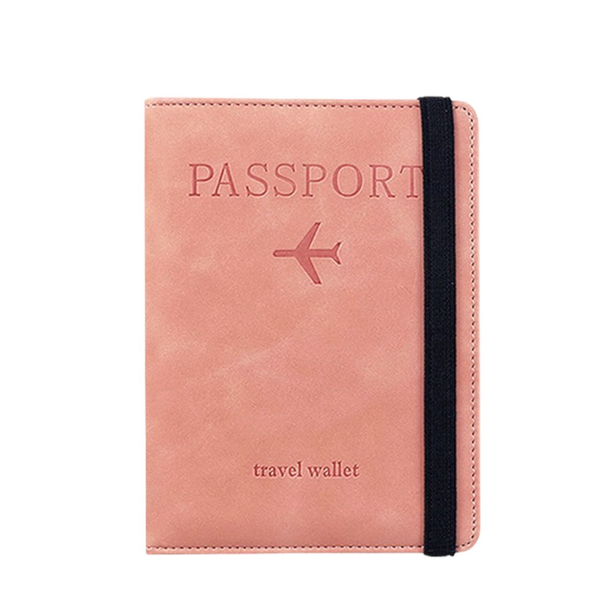 Travel PU Leather Passport Holder Passport Cover Travel Wallet Card ...