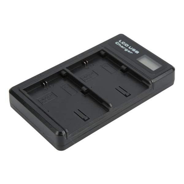 Dual USB-C Charger for LP-E6 Batteries with LCD