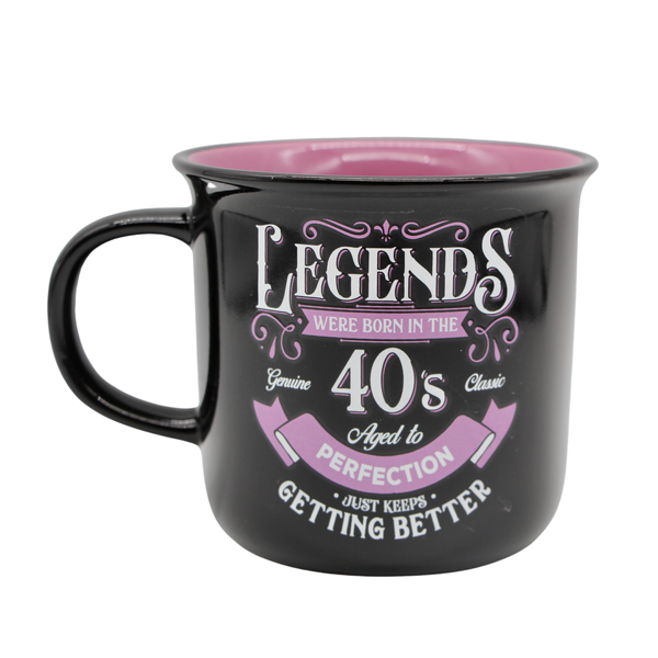 Legends Mug - Decade: 1940's - Pink