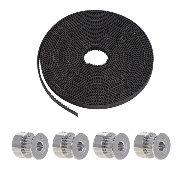 GT2 Belt Kit - 5m + 20T 5mm Pulleys
