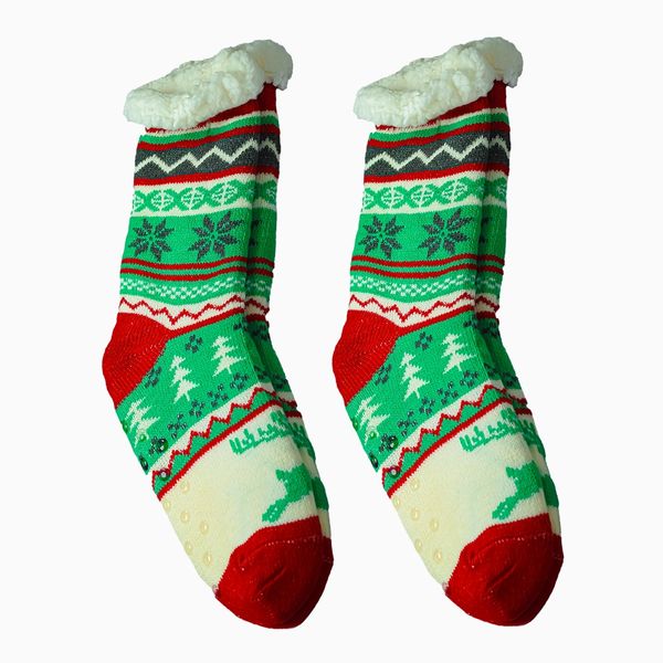 Soft &amp; Comfortable Thick Anti-Slip Warm Winter Socks-Set of 2
