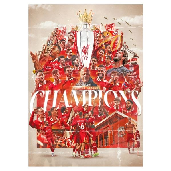 Liverpool EPL Champions Poster - A1