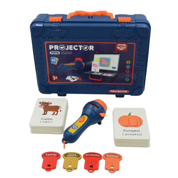 Mu Bear &amp; Co- Projector Torch Flashcard Kids Learning Toy