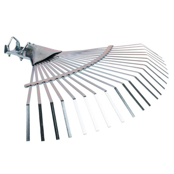 Leaf Rake - Gardening Tools - Metal - Bulk Pack of 2