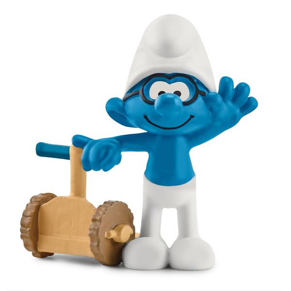 Schleich The Smurfs - Brainy Smurfway - 6cm Tall
