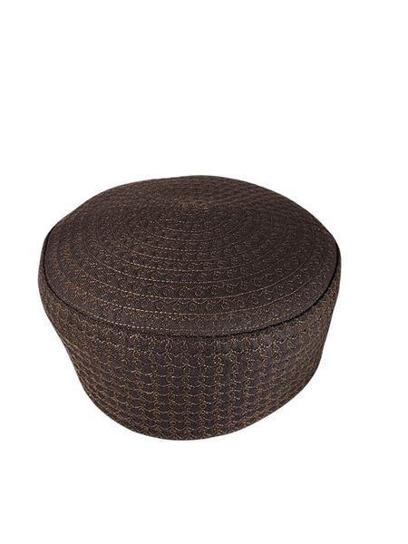 Premium Muslim Cap/Topi P033 Dark Brown