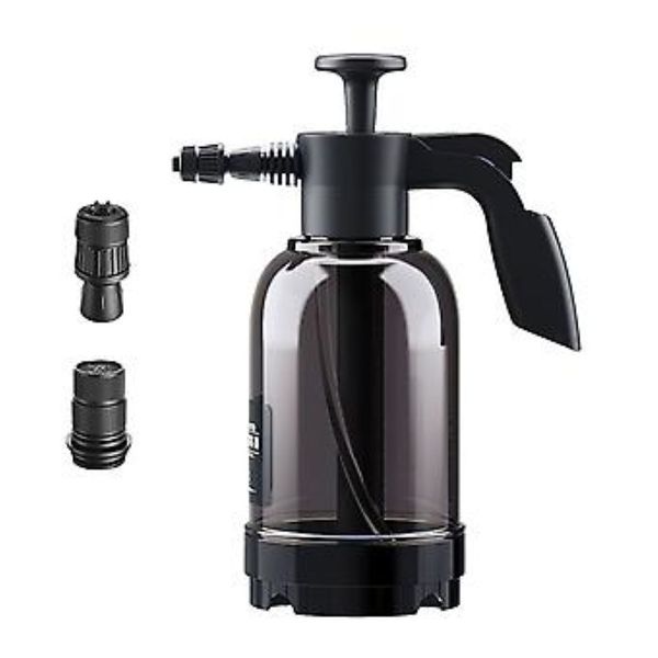 BasicX Car Washing Foam Spray Pot Handheld Gas Pressure Sprayer 2L 2 Nozzle
