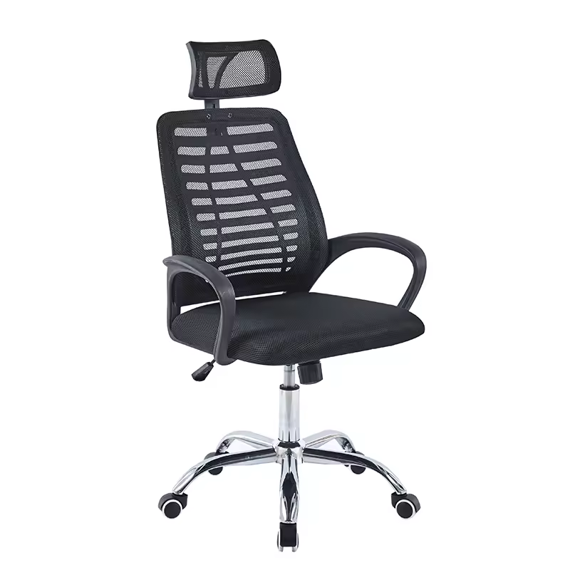 Mesh High-Back Swivel Office Computer Chair with Arms