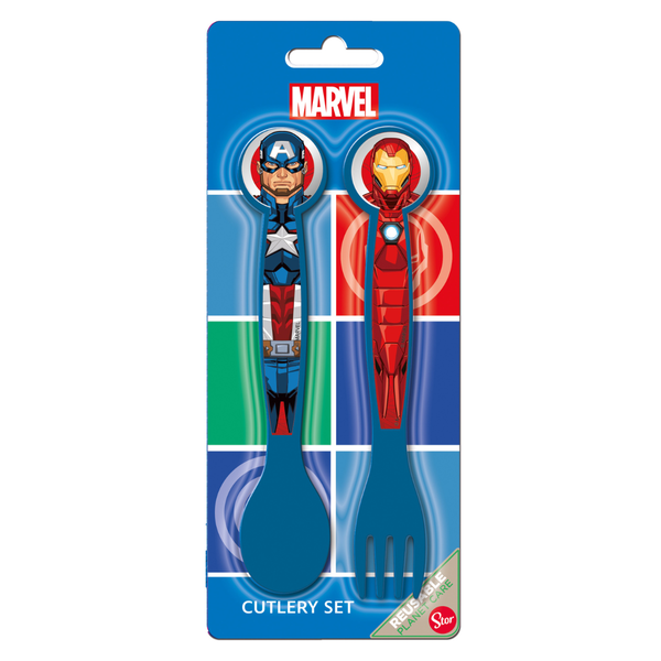 Avengers 2 Piece Cutlery Set - Spoon and Fork